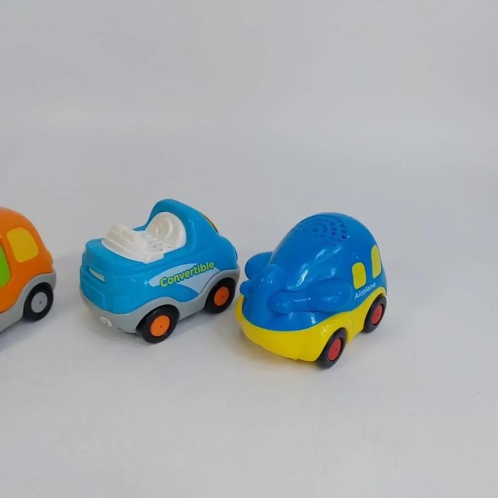 Vtech Go Go Smart Wheels Green Orange‎ Truck, Blue Convertible, Blue Airplane